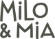 Markenlogo Milo & Mia GmbH. Schwarz auf transparentem Hintergrund.