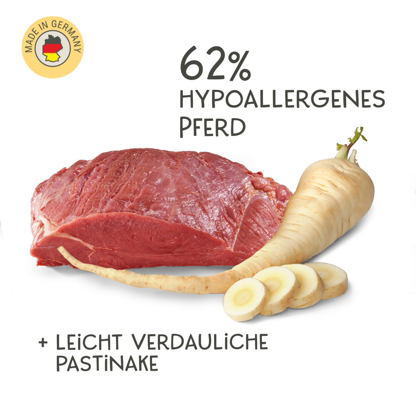 Pferd & Pastinake